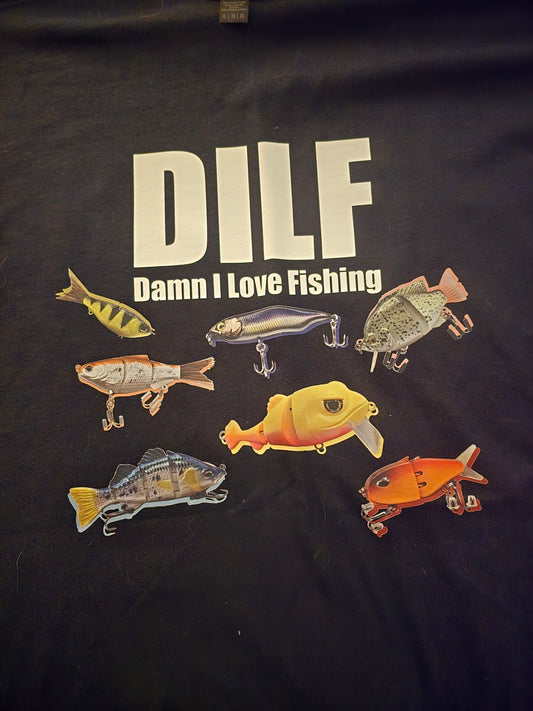 SBS "DILF" T-Shirt (Damn I love Fishing)