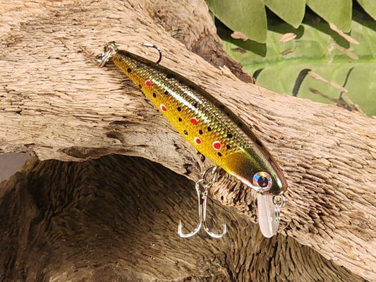 Small JerkBait Rainbow & Infamous  Brown Trout